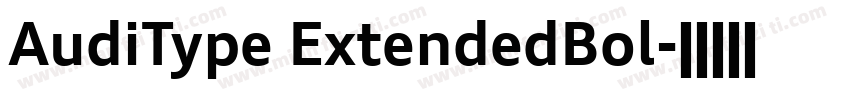 AudiType ExtendedBol字体转换